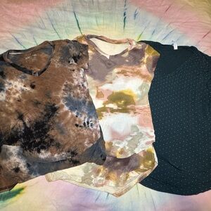 Latched Mama casual Bundle Short Sleeve cute convenient nursing and pumping tops